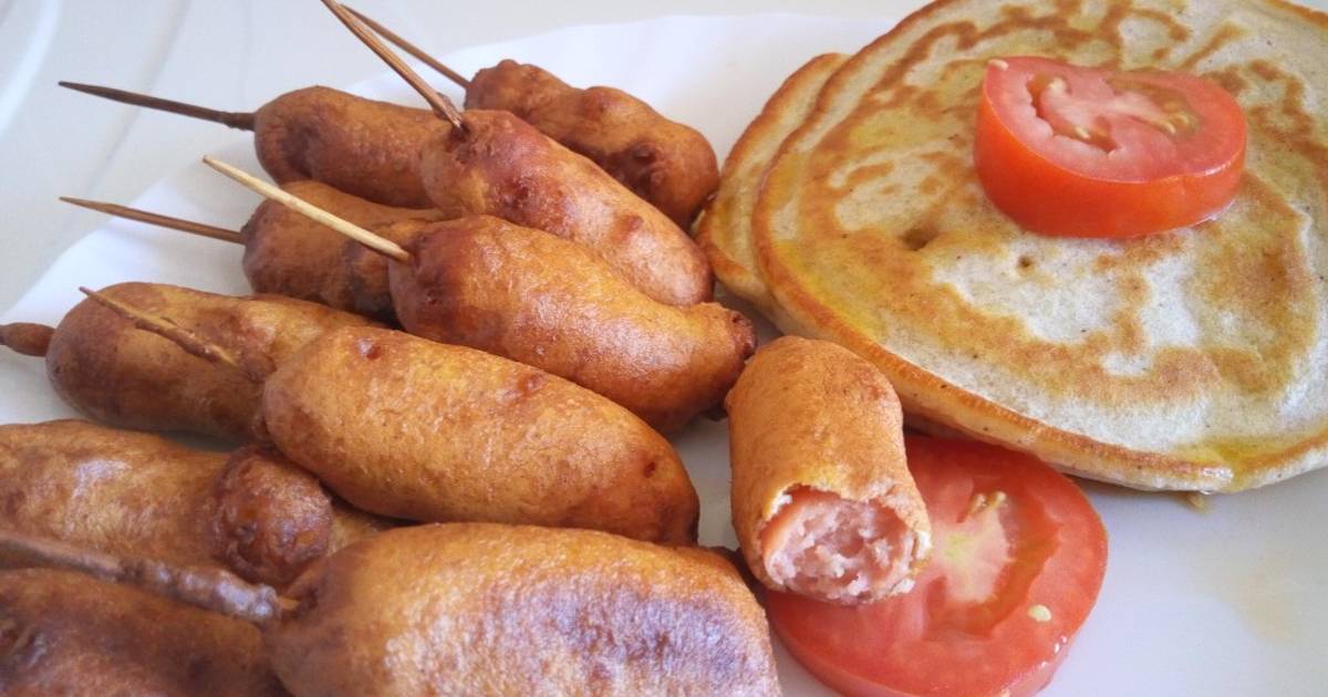 Corn Dogs With A Bonus Pancake Recipe by Pure - Cookpad