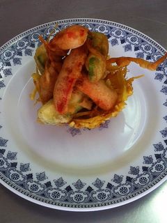 Una foto de Tempura de verduras