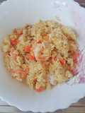 ข้าวผัดผงกะหรี่กุ้ง