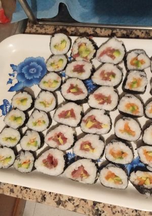Una foto de Sushi