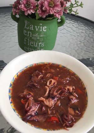 Foto resep Cumi Saos Padang