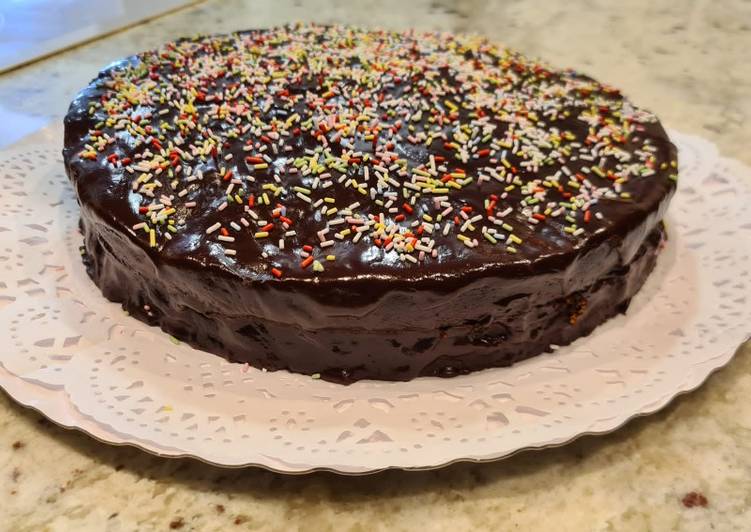 Recipe of Speedy Tarta de mermelada de fresas y chocolate