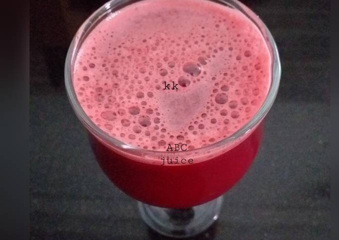 ABC juice (apple,beetroot,carrot)