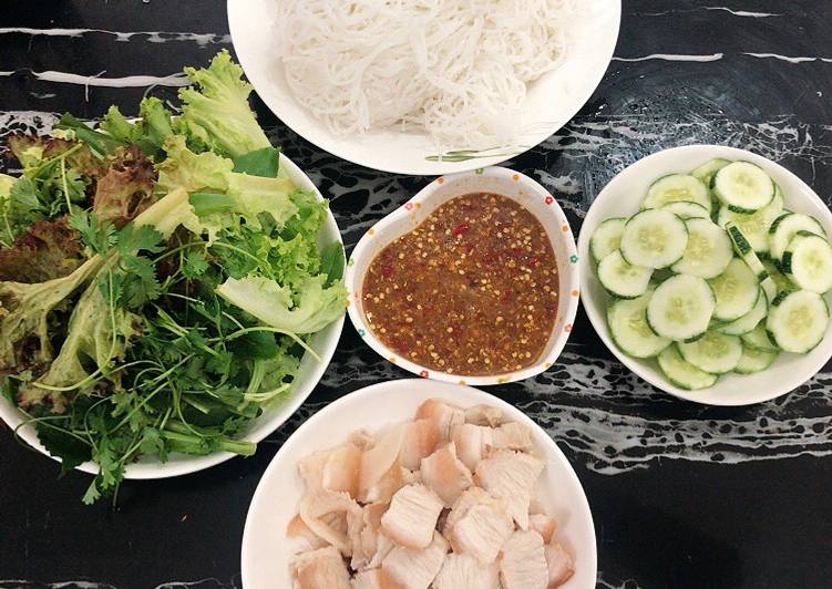 Recipe of Award-winning Bún thịt heo mắm nêm