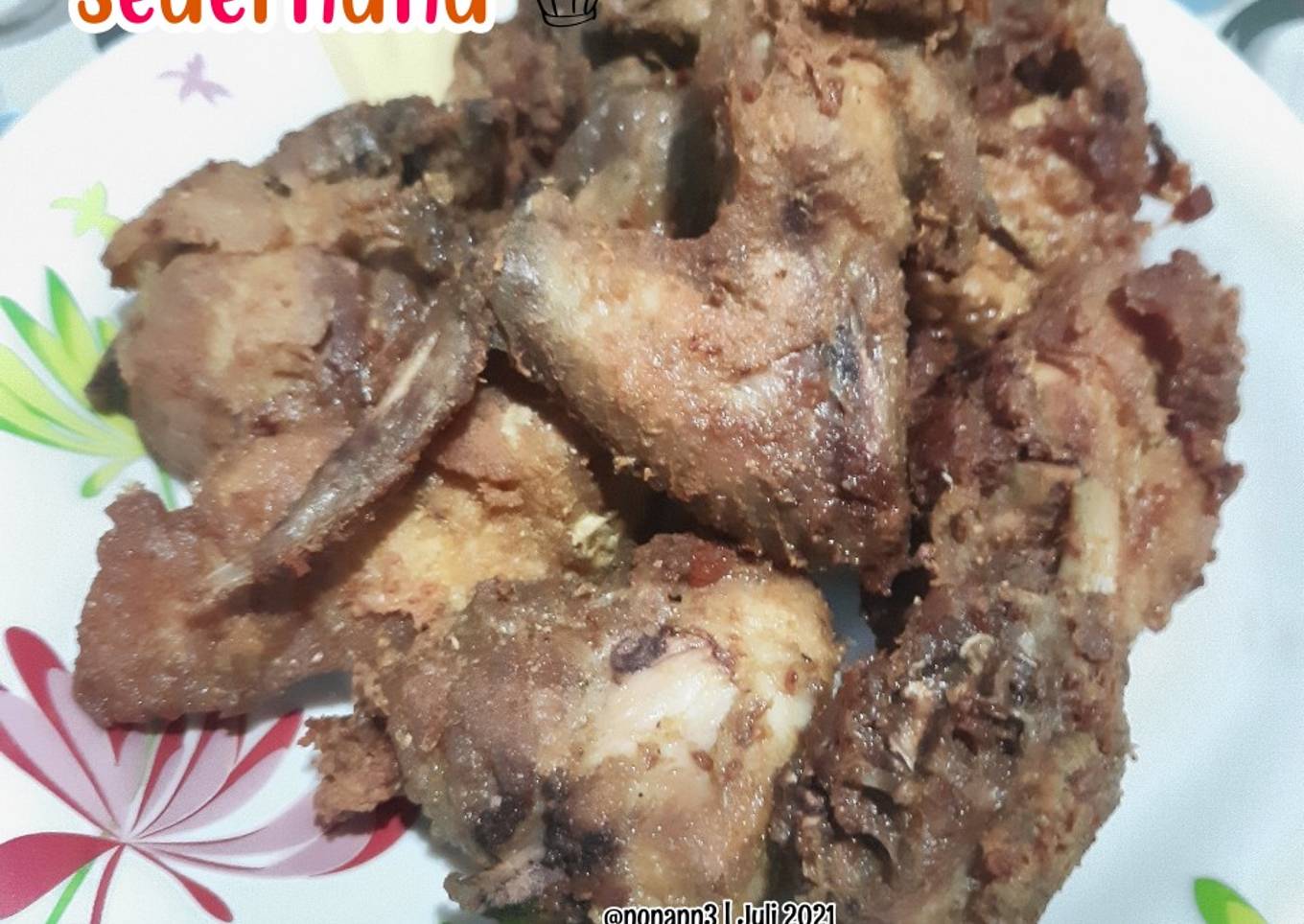 Ayam Goreng Sederhana