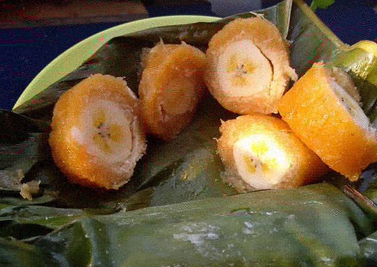 Resep Lemet isi pisang yang Bisa Manjain Lidah