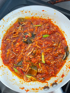 Foto resep Sambal Terasi Teri Medan Pete