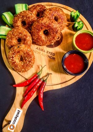 A picture of Crispy Potato Doughnuts.