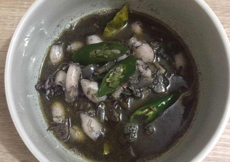 Cara Gampang memasak Tumis cumi sero kecil yang Lezat