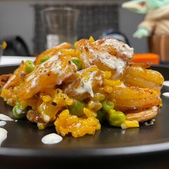 A picture of Shrimp & Chorizo Paella.
