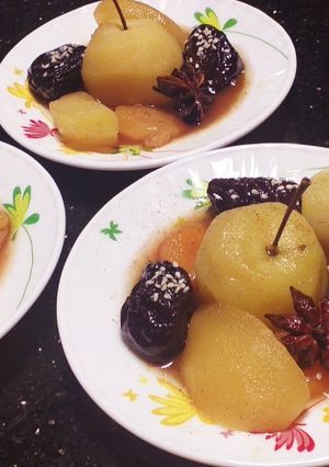 صورة لوصفة طاجين لحلو😋😋😋
