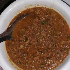 A picture of Minced meat #charityrecipy.