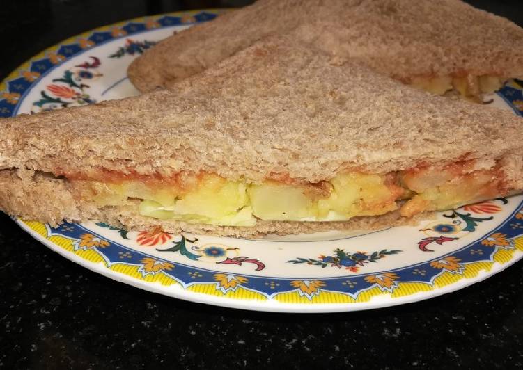 Recipe of Super Quick Homemade Roasted Potato Sandwitch