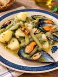 Borrajas con Mejillones