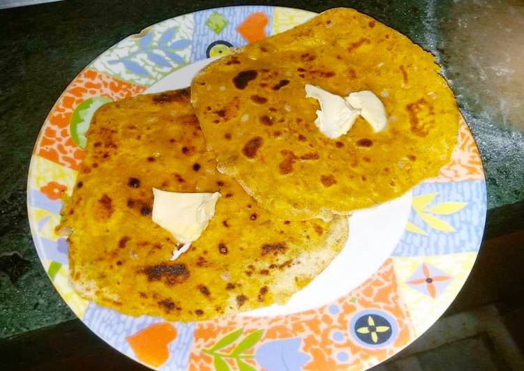 Recipe of Quick Lauki chana dal paratha