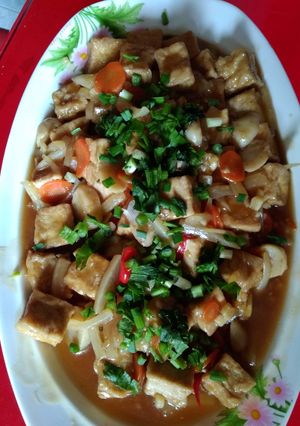 Foto resep Sapo tahu sederhana