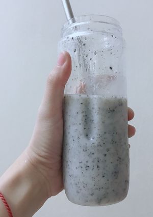 Hình của món Sinh tố thanh long.