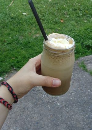 Una foto de Frappé de vainilla