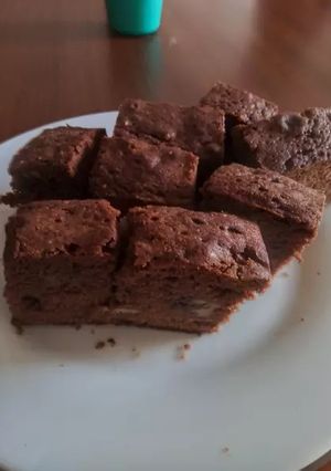 Una foto de Brownie con nueces
