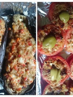 Una foto de Relleno para berenjenas y para tomates