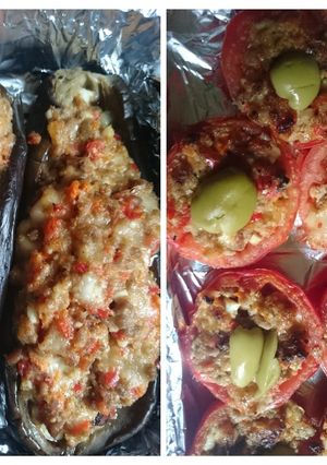 Una foto de Relleno para berenjenas y para tomates