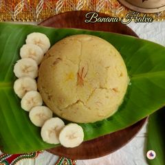 A picture of Banana Halwa.