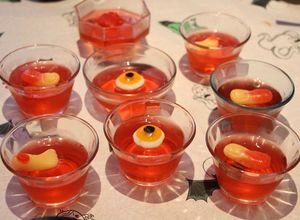 Una foto de Gelatinas terroríficas para Halloween