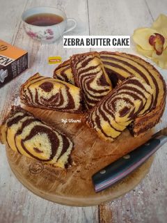 Foto resep Zebra butter cake