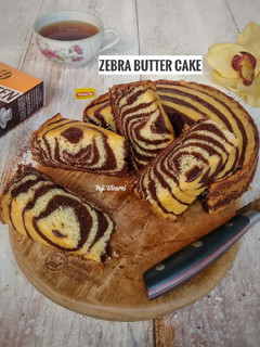 Foto resep Zebra butter cake