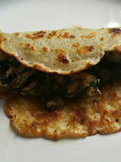 A picture of Savory Mushroom Crepes.