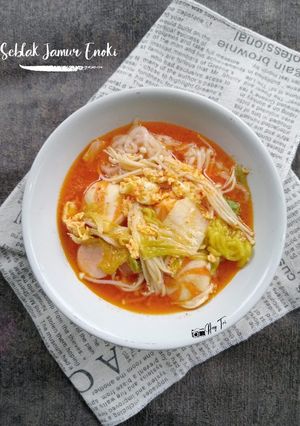 Foto resep Seblak jamur enoki
