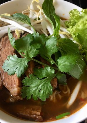 รูปของ ก๋วยเตี๋ยวเนื้อตุ๋นน้ำซุปหม่าล่า