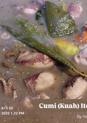 Foto resep Cumi (Kuah) Item