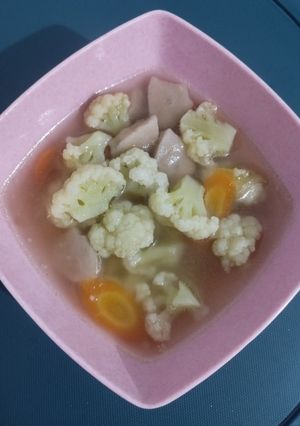 Foto resep Sup kembang kol