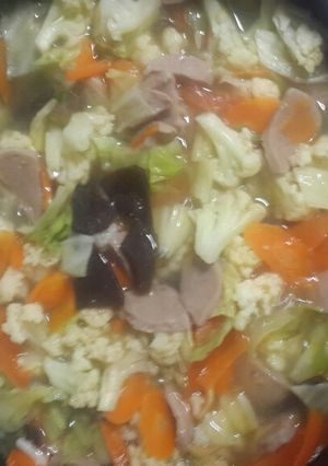 Foto resep CapCay Goreng Jamur Hitam