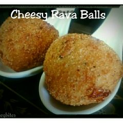 Cheesy Rava Balls Recipe(No potato/bread) A picture of Cheesy Rava Balls Recipe(No potato/bread).