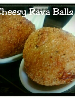 A picture of Cheesy Rava Balls Recipe(No potato/bread).