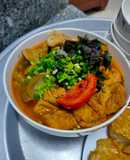 Canh cà tím đậu phụ