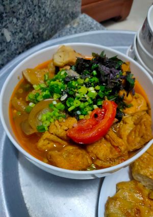Hình của món Canh cà tím đậu phụ.