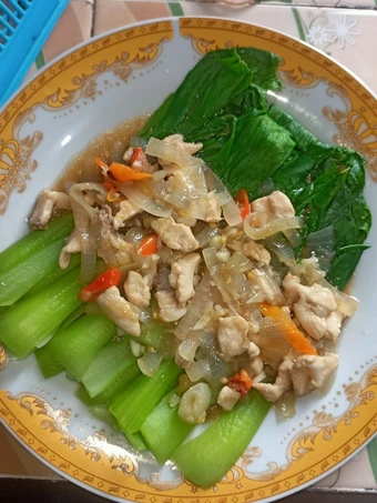 Recipe Sayur pakcoy siram ayam the So Delicious Makes you drool
