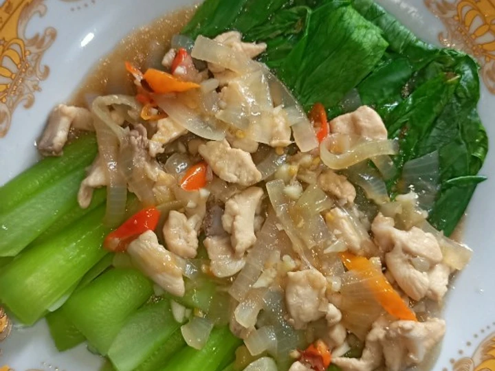 Recipe Sayur pakcoy siram ayam the Can Spoil the Tongue Delicious