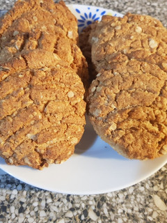 Una foto de Cookies integrales de miel y avena