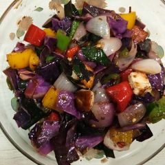 Sauted veggies salad A picture of Sauted veggies salad.