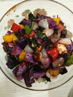 A picture of Sauted veggies salad.