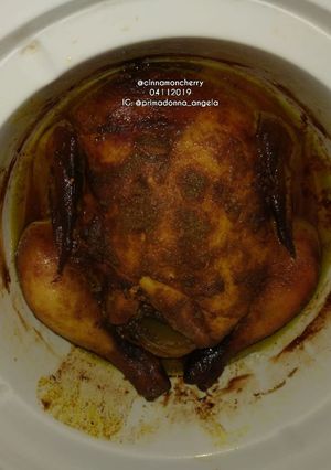 A picture of Turmeric Chicken in Slow Cooker.