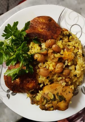 عکسی از دستور استامبولی با لوبیا چیتی🥰