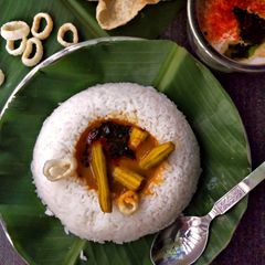 Sambhar rice A picture of Sambhar rice.