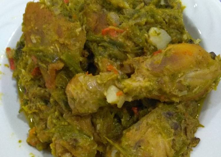 Resep Ayam penyet sambal ijo, Enak Banget