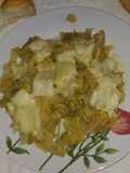 Verza e cavolo cinese con formaggio