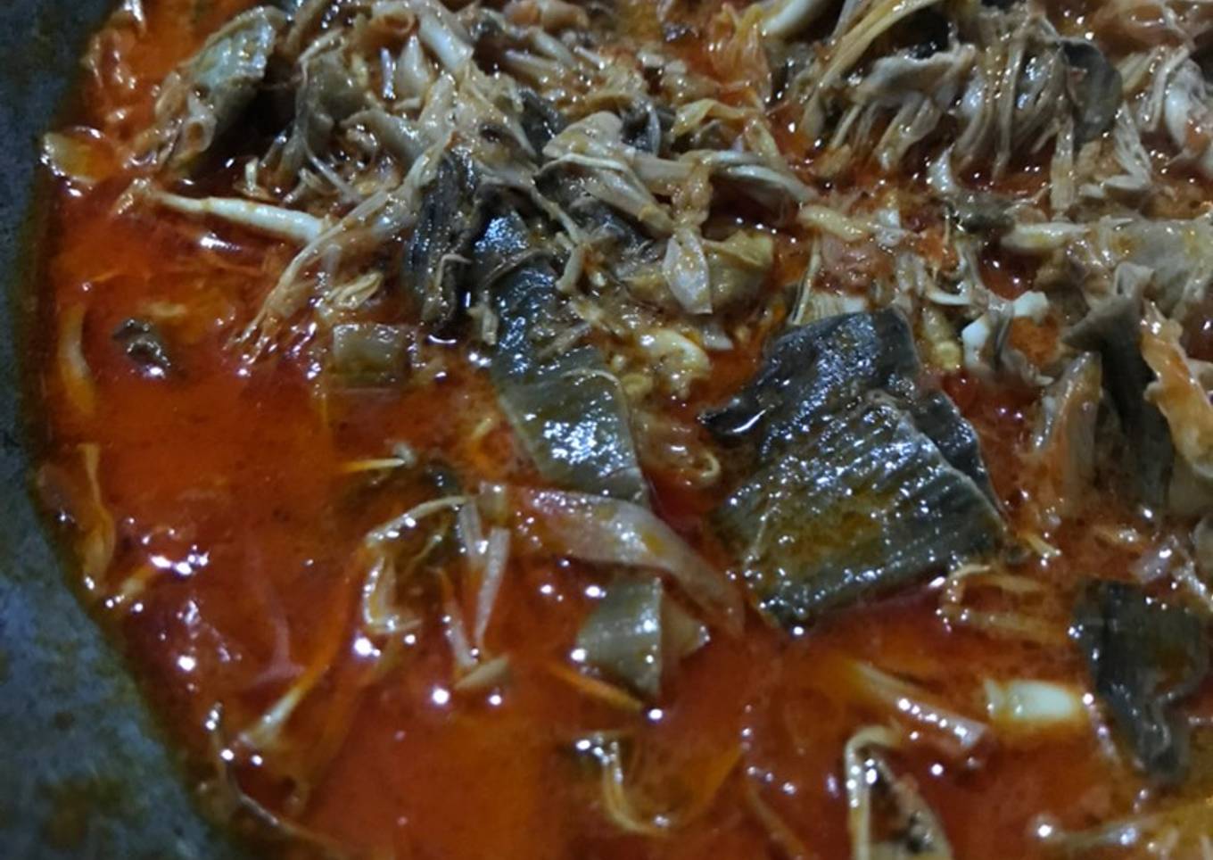 Jantung Pisang Masak Pedas